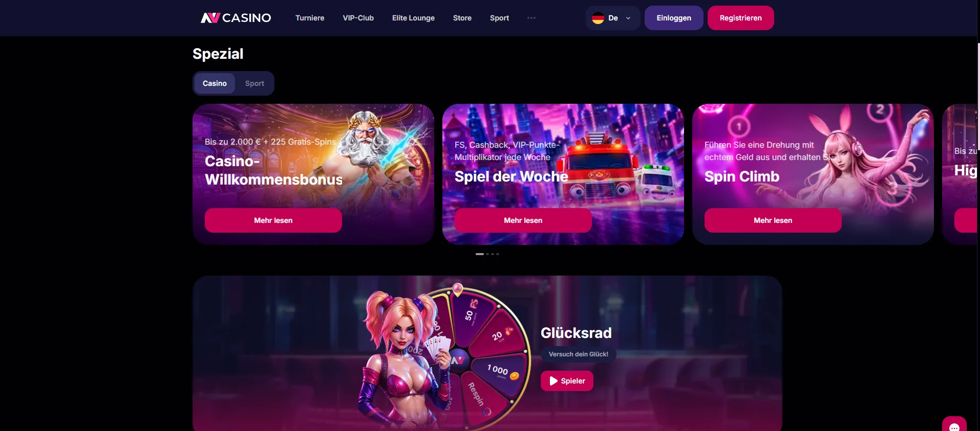 NV Casino Anmelden